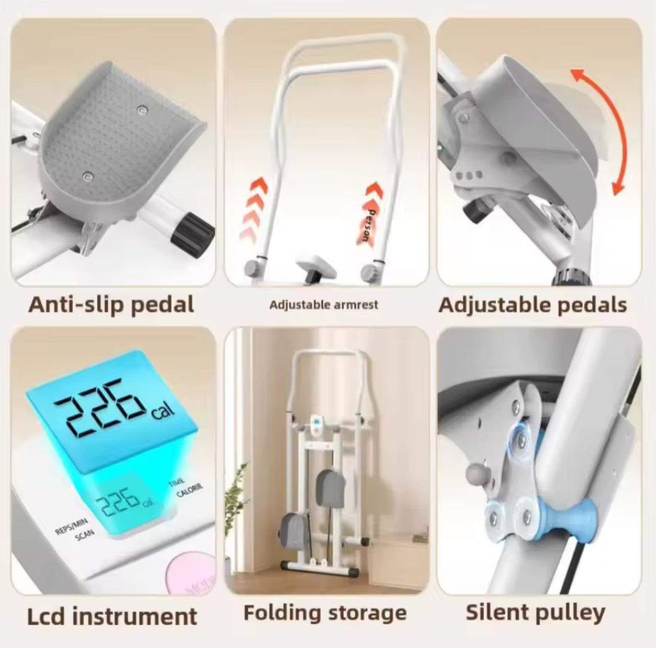 Machine Stepper  Stairway to Heaven Step Mill Sky Stepper Climber Home Lower Body Exercise Equipment Climbing