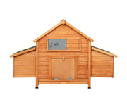 Large Wooden Chicken Coop & Rabbit Hutch with Run