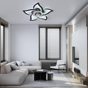 62.5 cm Low-Profile Ceiling Fan Light with Remote & App