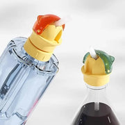 Reusable children beverage water bottle straw lid