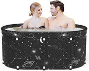 Large Foldable Adult Soaking Tub with Cover – 109 cm