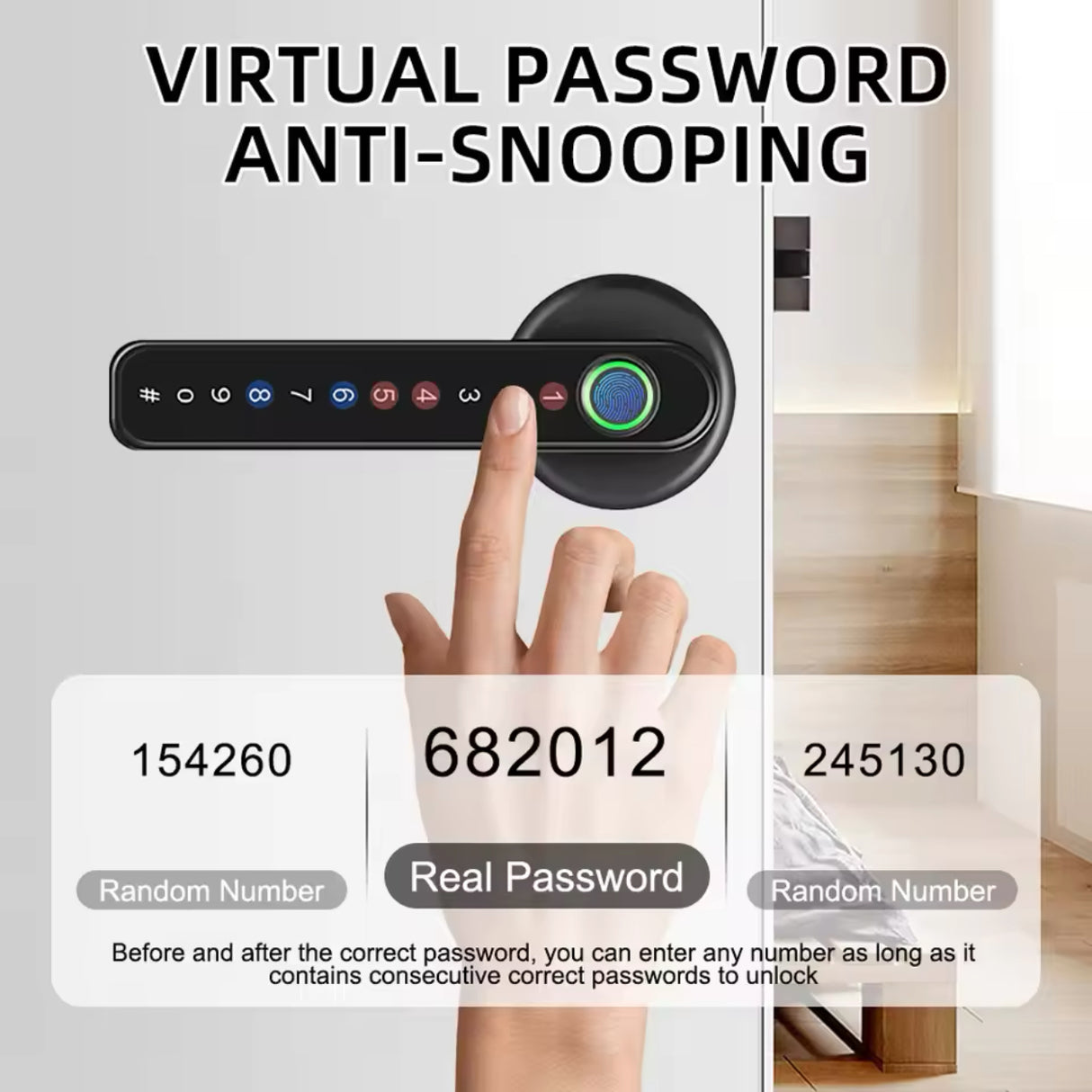 Fingerprint Door Lock/Smart Door knob/Biometric Door Lock with passcode keypad /APP Remote Control/Entry Door Handle