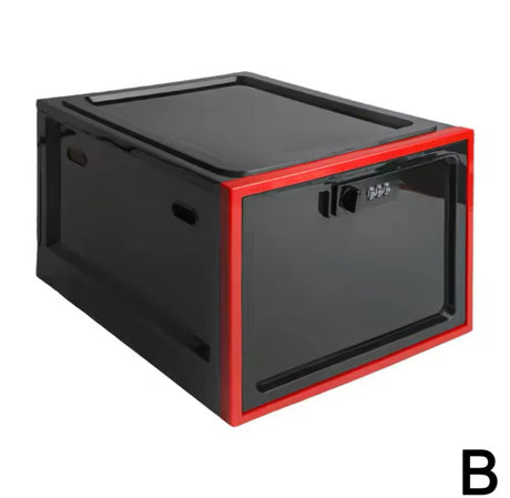 Refrigerator Food Transparent Storage Box With Combination Lock Medicine Box Compact Sanitary Mobile Phone Tablet Password Box