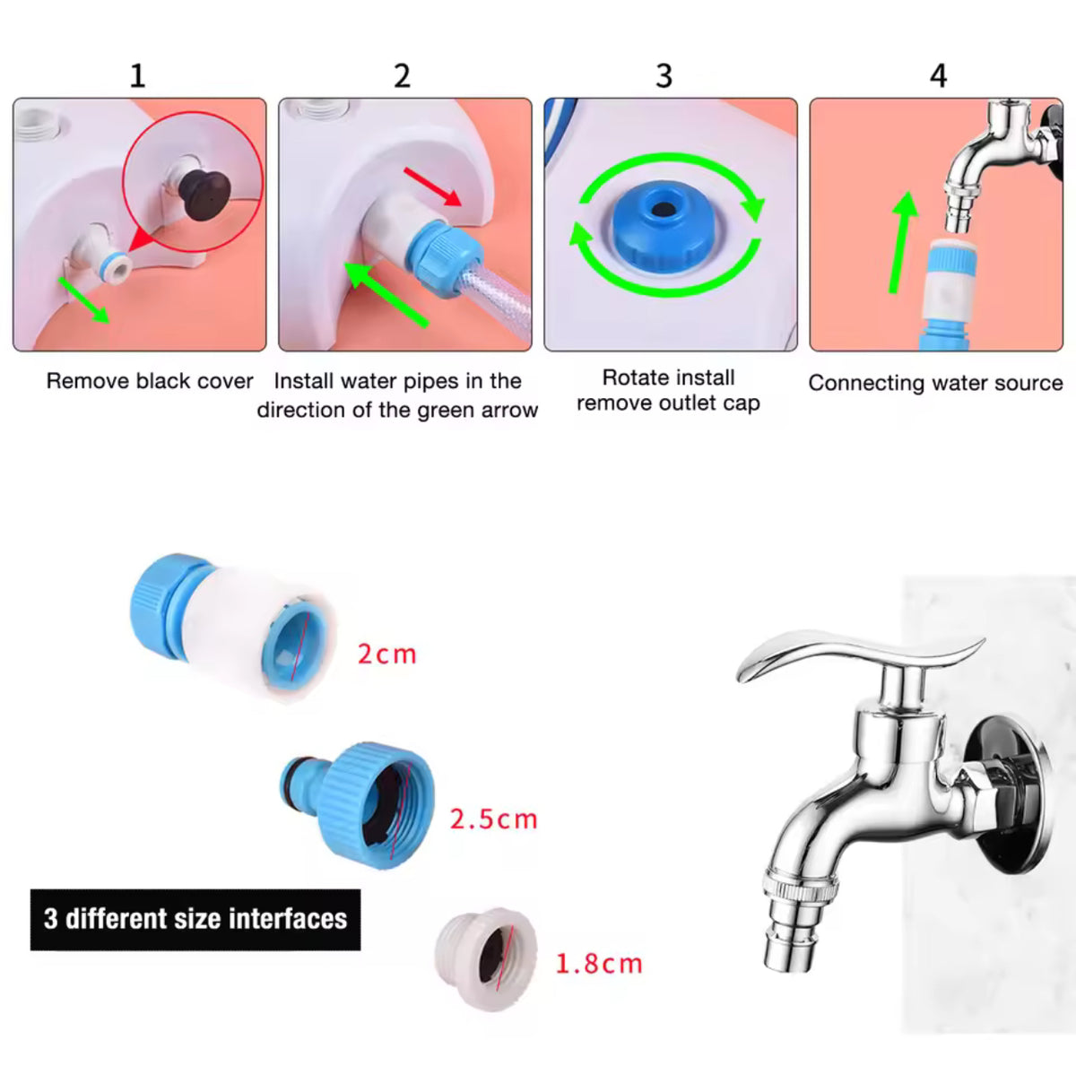 Paw-Activated Outdoor Dog Water Fountain with Hose