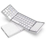 Foldable Wireless Bluetooth Keyboard Rechargeable Portable for PC Mac Smartphone Windows iOS Android