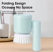 Cordless Rechargeable Rotary Scrubber with 5 Brush Heads