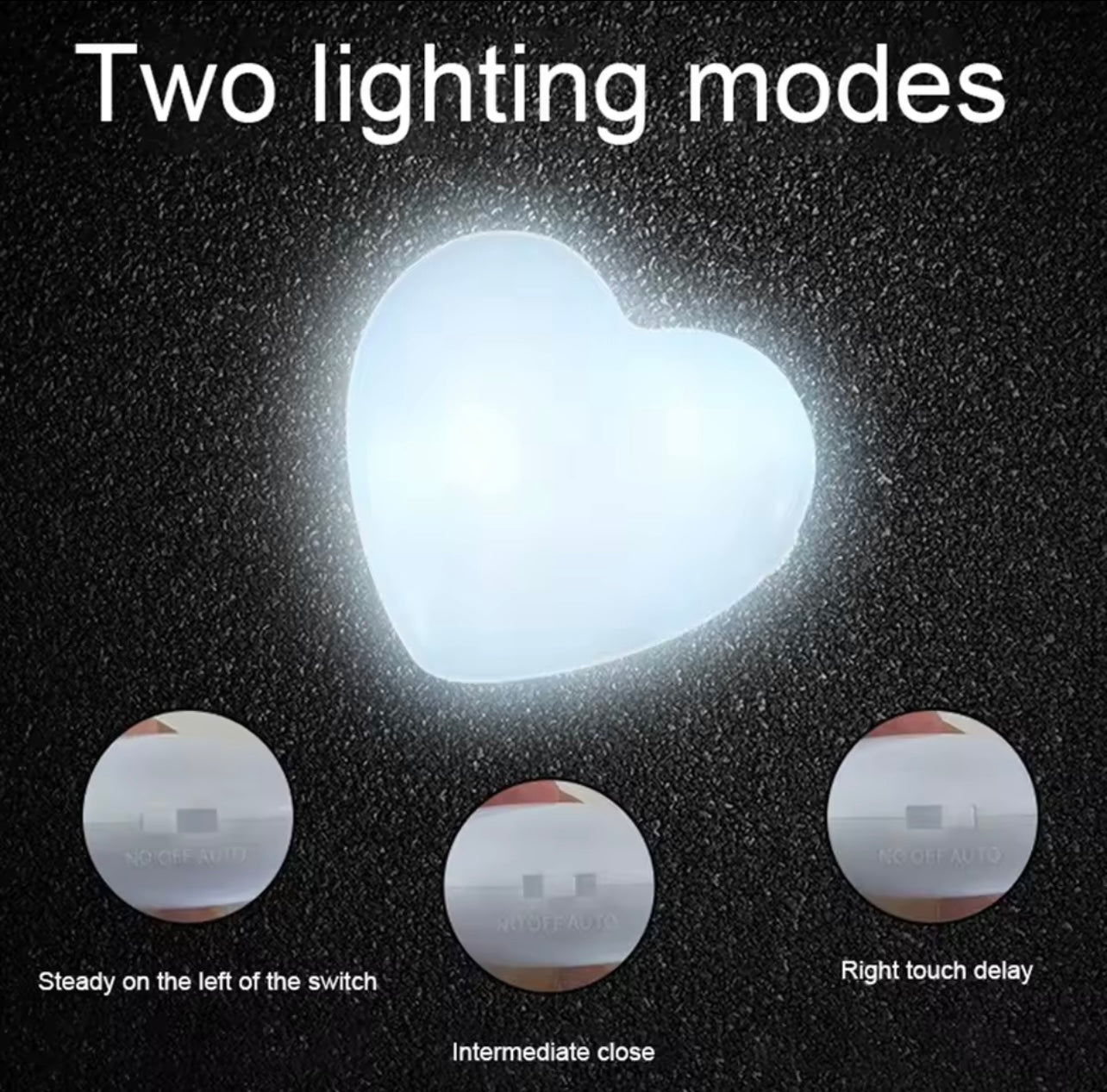 Touch-Activated LED Handbag Light with Clip – 3 Shapes
