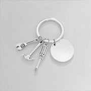 “If Dad Can’t Fix It” Tool-Themed Keychain