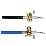 MyPenRod™ Portable Pocket Telescopic Mini Fishing Pole Pen Shape Folded Fishing Rod With Reel Wheel