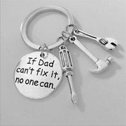 “If Dad Can’t Fix It” Tool-Themed Keychain