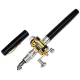 MyPenRod™ Portable Pocket Telescopic Mini Fishing Pole Pen Shape Folded Fishing Rod With Reel Wheel