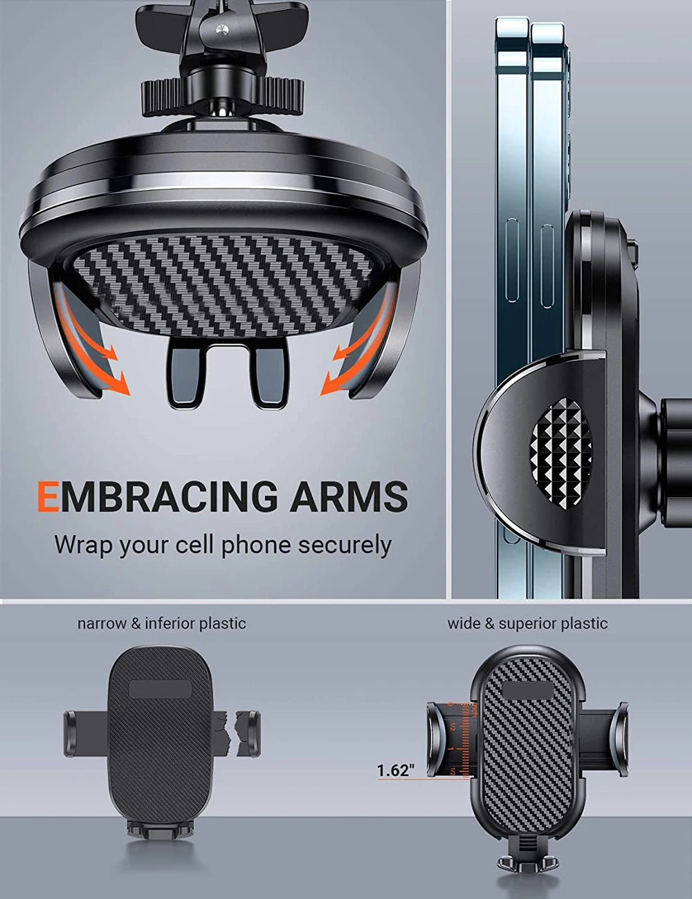 Car Phone Holder Sucker Car Phone Mount Stand GPS Telefon Mobile Cell Support For iPhone 12 11 Pro Max X 7 8 Plus Huawei Xiaomi
