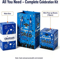 2026 Graduation Pop-Up Surprise Gift Box – Red or Blue