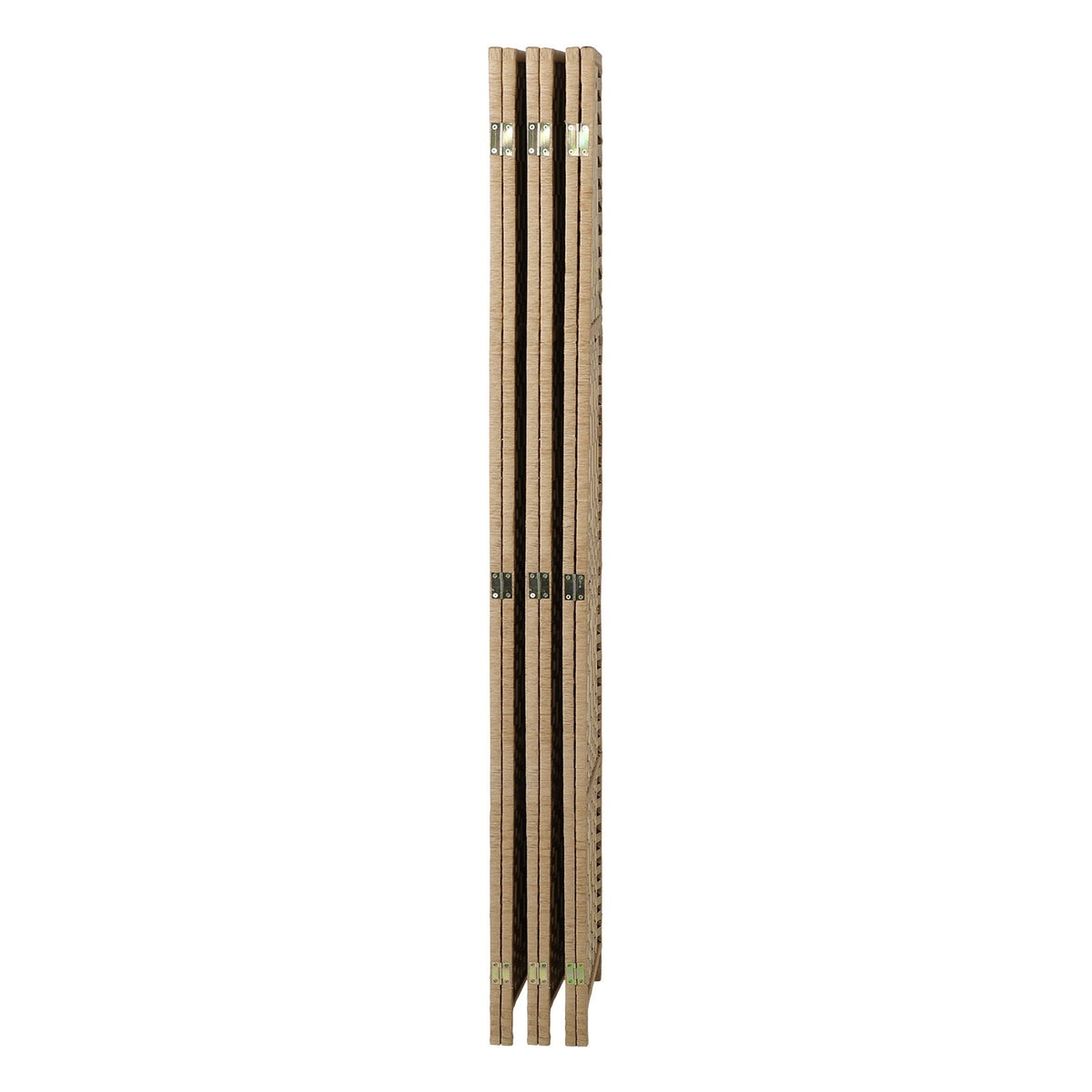 Pine & Woven-Rattan Folding Room Divider – 4, 6 or 8 Panels