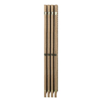 Pine & Woven-Rattan Folding Room Divider – 4, 6 or 8 Panels