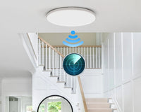 Radar Sensor Ceiling Light Led Pacel Lamps for Bathroom Hallways Porch Waterproof 20W 30W Smart Ceiling Lamp Led Panel Lighting