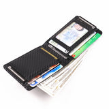 Leather Bat ID Wallet Slim Bifold Credit Card Holder Case With Cutout Superhero Face Eyes Mask Gift