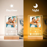 Customized Spotify Music Plaque Gifts For Anniversary Day Personalized Acrylic Photo Frame Lamp Custom Romantic Birthday Gifts