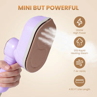 Compact Handheld Steam Iron for Home & Travel – 4 Colours