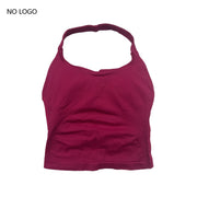 Backless Halter Sports Top – 45 Colour & Size Options