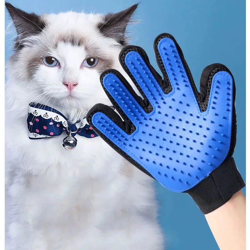 Palm-Style Pet Grooming & Deshedding Glove