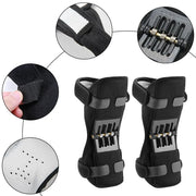 Knee Protection Booster Support Knee Cushion Adjustable Sports Powerful Rebound Spring Force Relieves Pain From Strains 1-2PCS