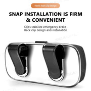 Car Glasses Box Portable Press Switch Sunglasses Holder Support Driver Goggle Case Car Sun Visor Eyeglasses Storage Box
