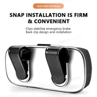 Car Glasses Box Portable Press Switch Sunglasses Holder Support Driver Goggle Case Car Sun Visor Eyeglasses Storage Box