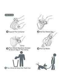 Portable Folding Dog Waste Scooper – 2 Sizes