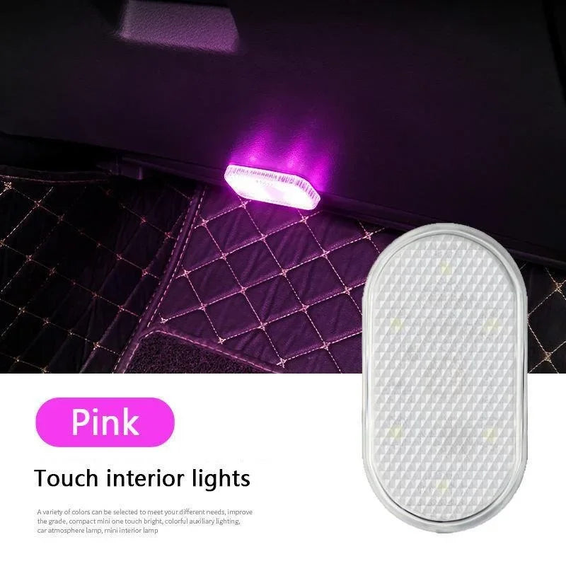 USB-Rechargeable Car Interior LED Accent Light – 5 Colours