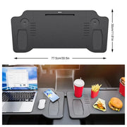 Foldable Car Laptop Desk Upgraded Tray Stand Compatible with Tesla Model 3/Y Steering Wheel Eating Table for Travel Work Camping