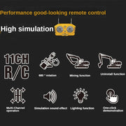4WD Remote-Control Excavator Toy – 9 Options