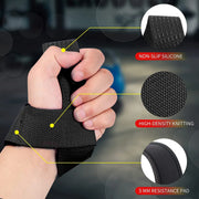 Silicone-Grip Weight-Lifting Straps