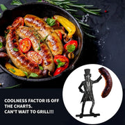 Character Sausage & Hot-Dog Grill Holders – 4 Designs