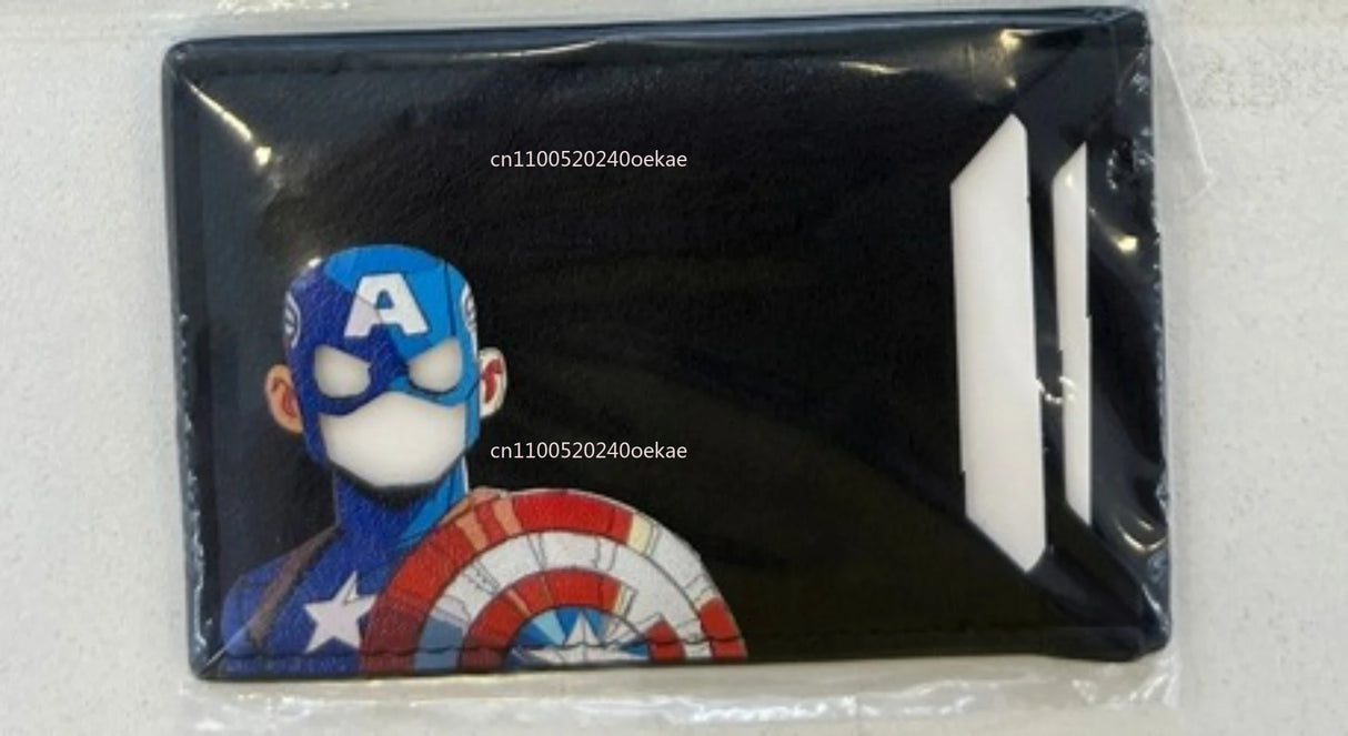 New Leather Superhero Mask Wallet Personalized Card Holder Heroic Wallet Gift