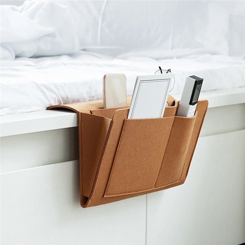Felt Bedside, Sofa & Desk Storage Caddy – 5 Colours