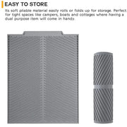 Grey Ridged Silicone Dish-Drying Mat – 3 Sizes