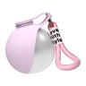 304 Stainless Steel Water Kettle Round Outdoor Water Cup With Lanyard Hook Foldable Silicone Dog Bowl Portable Travel Pet Feeding