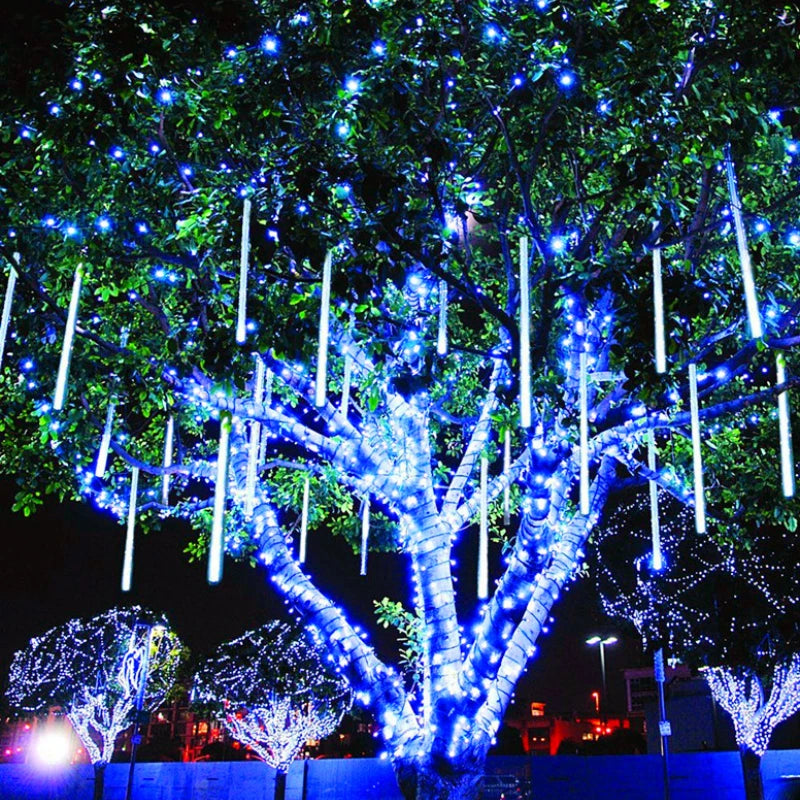 Solar Meteor Shower Lights – 8 Tubes, 30 or 50 cm