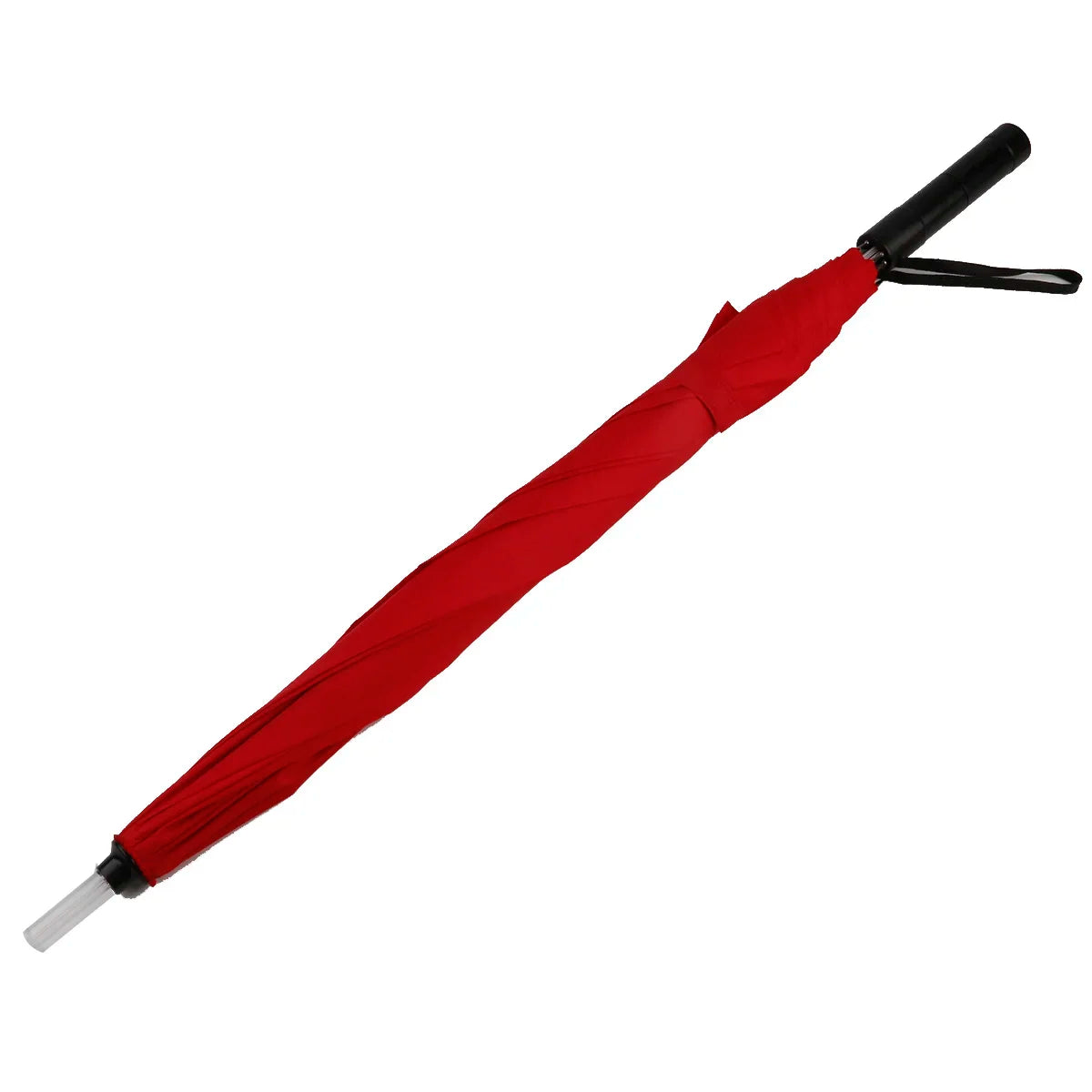 LED Light Up Umbrellas with Flashlight Handle, Clear, Black, Gray, Red