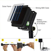 Solar String Lights Outdoor Crystal Fairy Light Chritmas Garland 8 Modes Waterproof Patio Light for Garden Party Decor