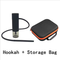 Portable Car Hookah Set with Silicone Hose Mini Shisha for Outdoor Travel Mobile Shisha Narguile Chicha Cachimbas