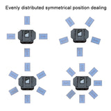 360° Rotating Automatic Card Shuffle Dealer Machine 2 In 1 Playing Cards Shuffling Dealing Tool Party Games Poker Device