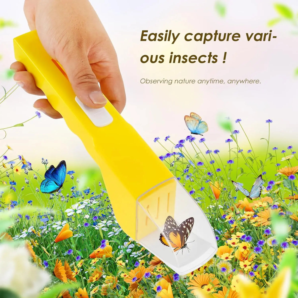 Contactless Quick-Release Bug Catcher – 4 Colours