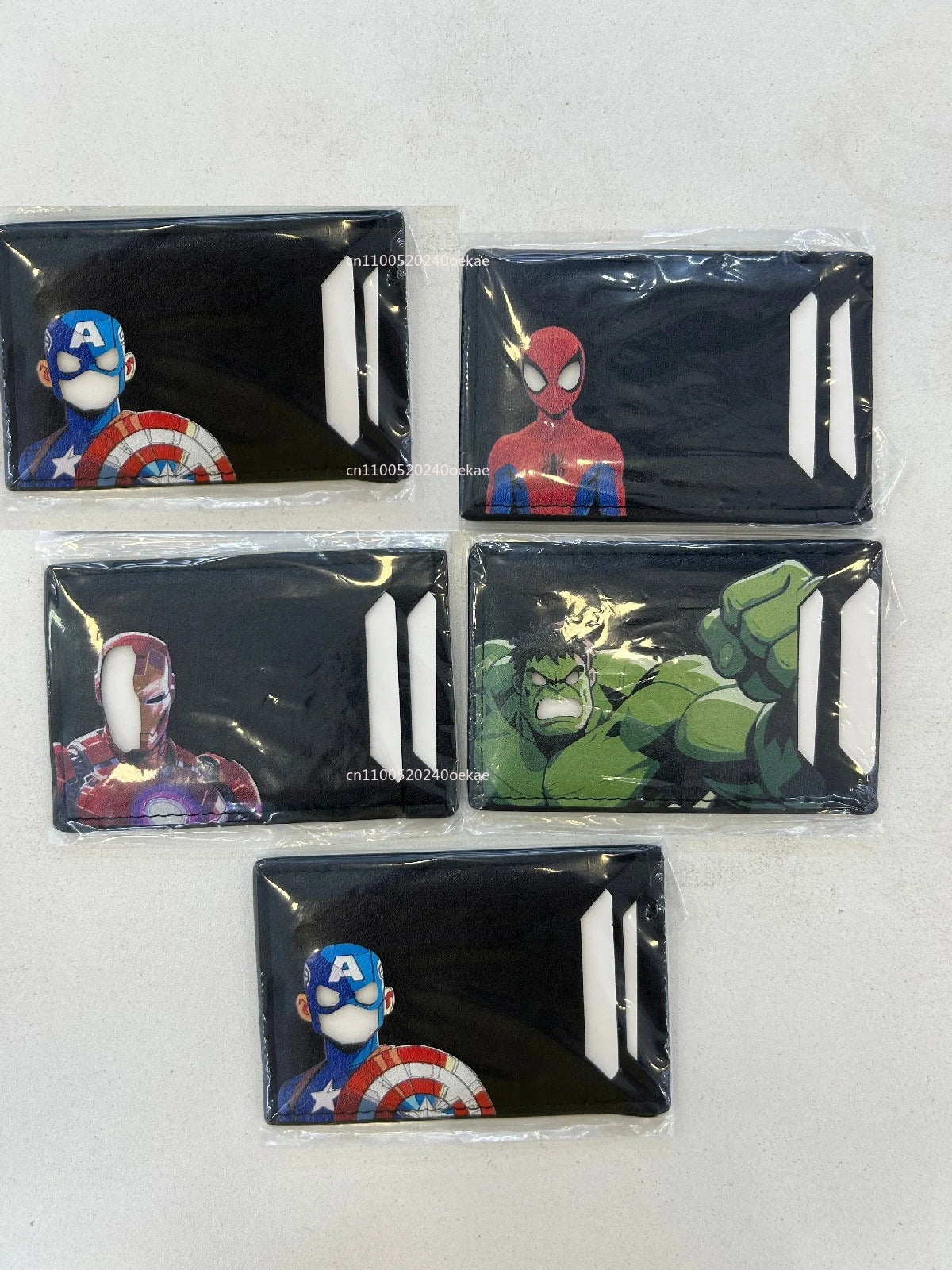 New Leather Superhero Mask Wallet Personalized Card Holder Heroic Wallet Gift