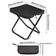 Lightweight Folding Camping Stool with Mesh Carry Bag