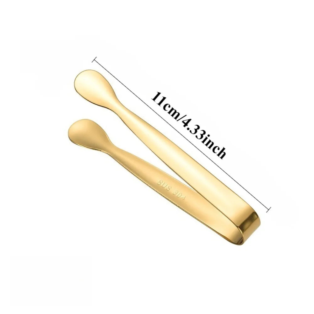 Stainless-Steel Ice & Sugar Serving Tongs