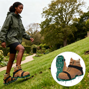 Adjustable Spiked Lawn Aerator Shoes – Manual Grass Aerating Sandals for Healthy Lawns