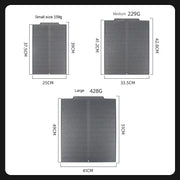 Grey Ridged Silicone Dish-Drying Mat – 3 Sizes