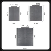 Grey Ridged Silicone Dish-Drying Mat – 3 Sizes